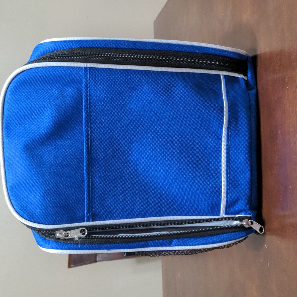 Blue lunch box